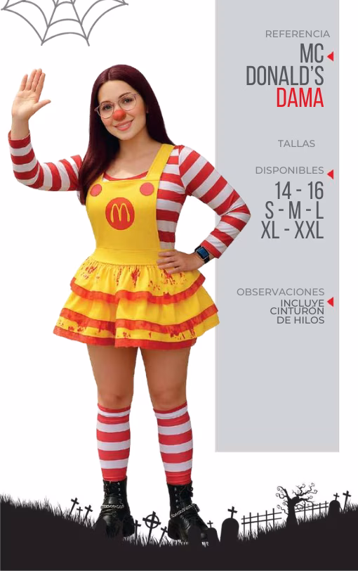 Mc donald vestido